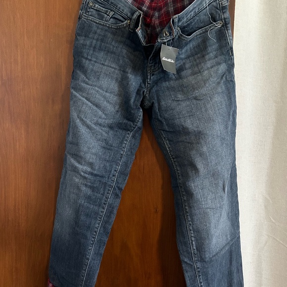 Eddie Bauer Fleece Lined Jeans - Picture 2 of 5